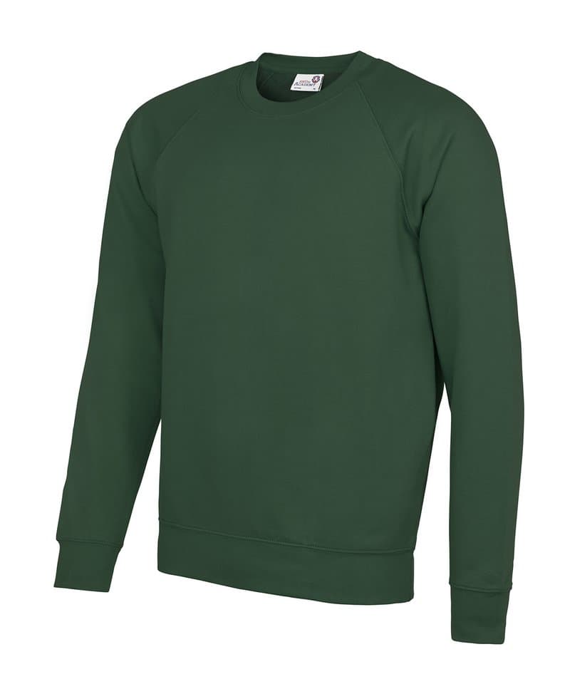 Academy raglan sweatshirt : Green : XS, Colour Academy Green, Size XS
