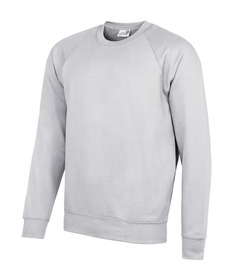 Academy raglan sweatshirt : Grey : 2XL, Colour Academy Grey, Size 2XL