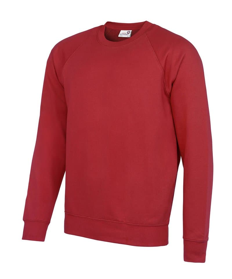 Academy raglan sweatshirt : Red : 2XL, Colour Academy Red, Size 2XL
