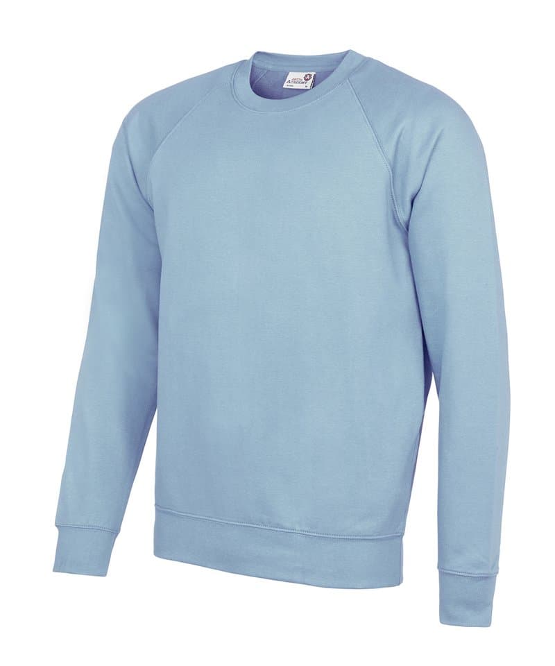 Academy raglan sweatshirt : Blue : 2XL, Colour Academy Sky, Size 2XL