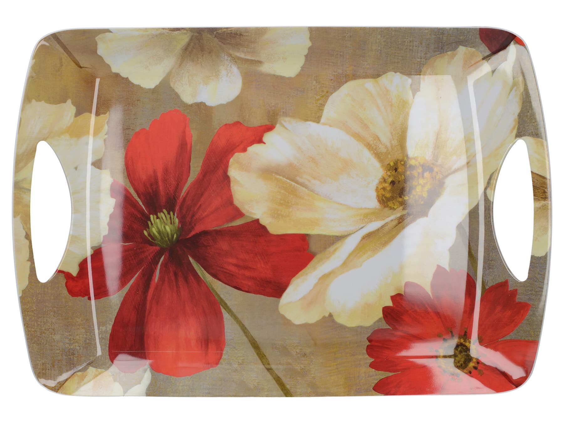 Creative Tops Flower Study Large Handled Tray