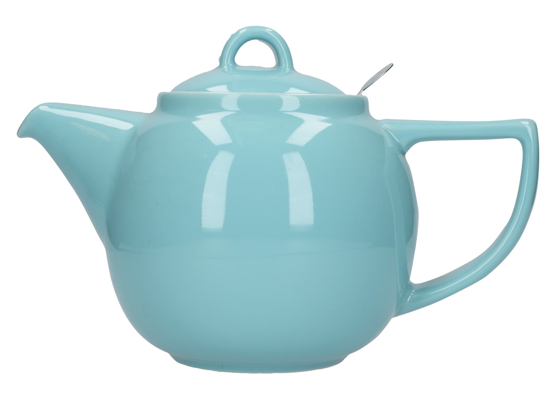 London Pottery Geo Filter 4 Cup Teapot Aqua, Colour Blue