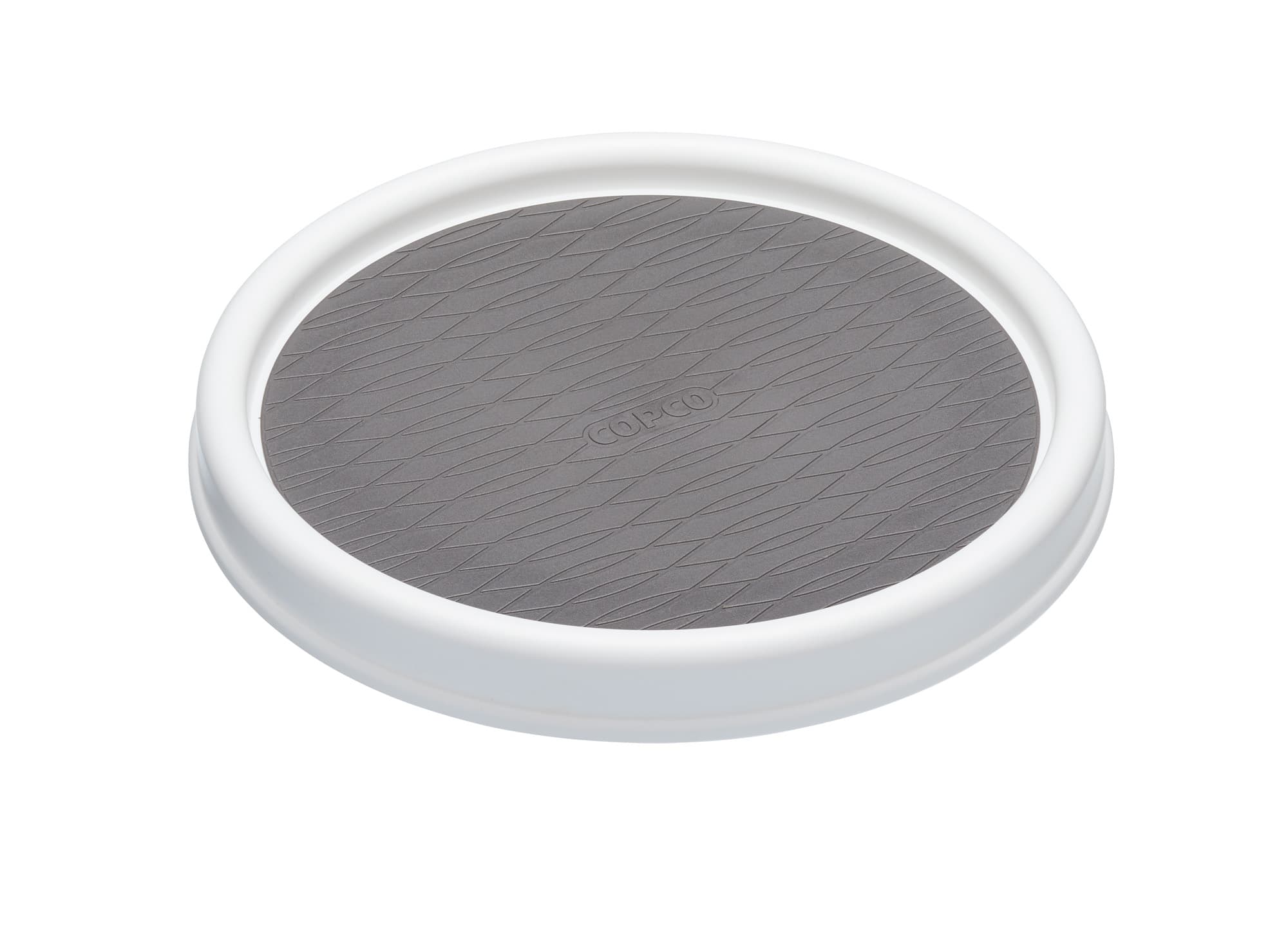 Copco Small White Lazy Susan Food Storage Solution, Colour Grey