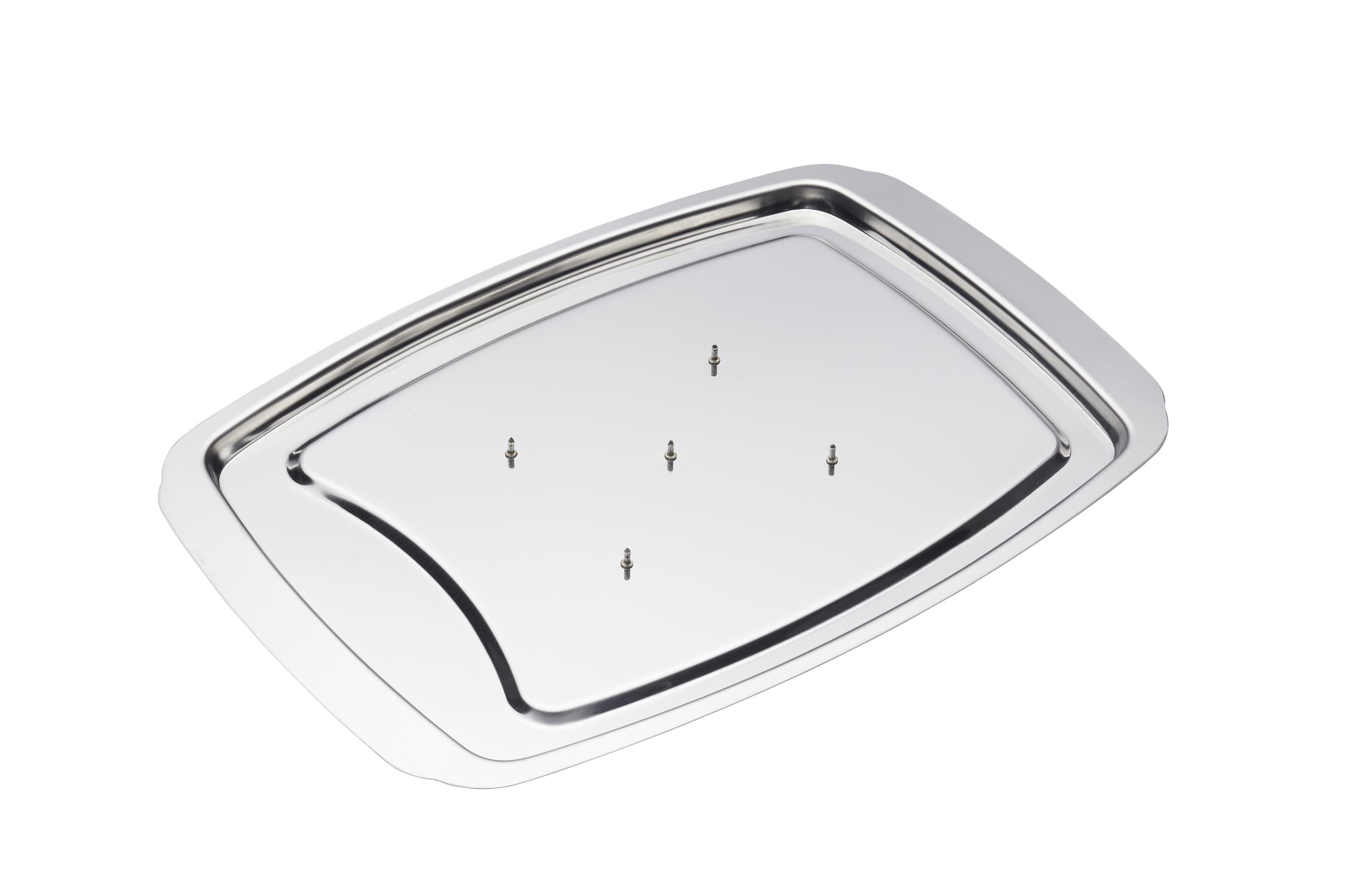 MasterClass Stainless Steel Spiked Carving Tray, Colour Silver